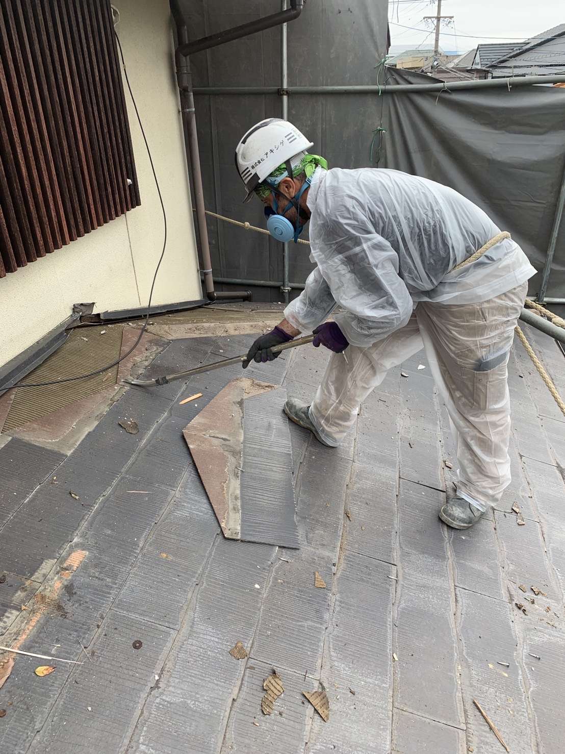 【四日市市株式会社アキシゲ】建て替えの住宅解体工事を行いました。